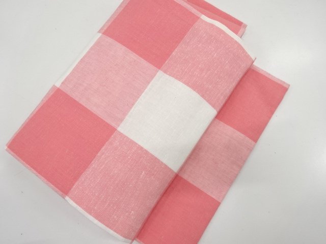 JAPANESE TSUKURI OBI / WOVEN CHECKERED